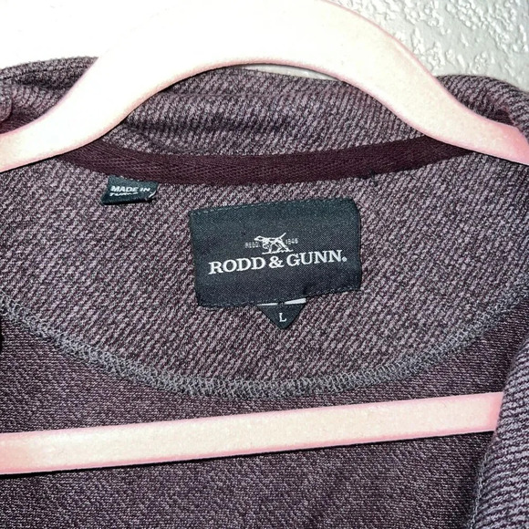 Rodd & Gunn 3/4 Zip Sweater Size Large Jett & Pookie - Picture 2 of 2